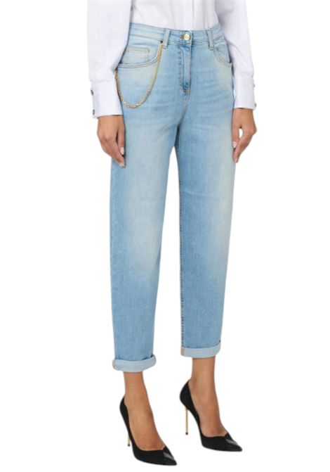JEANS BOYFRIEND CON CATENA  ELISABETTA FRANCHI | Jeans | PJ22D50E2192